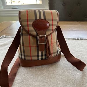 Authentic Vintage Burberry Mini Backpack